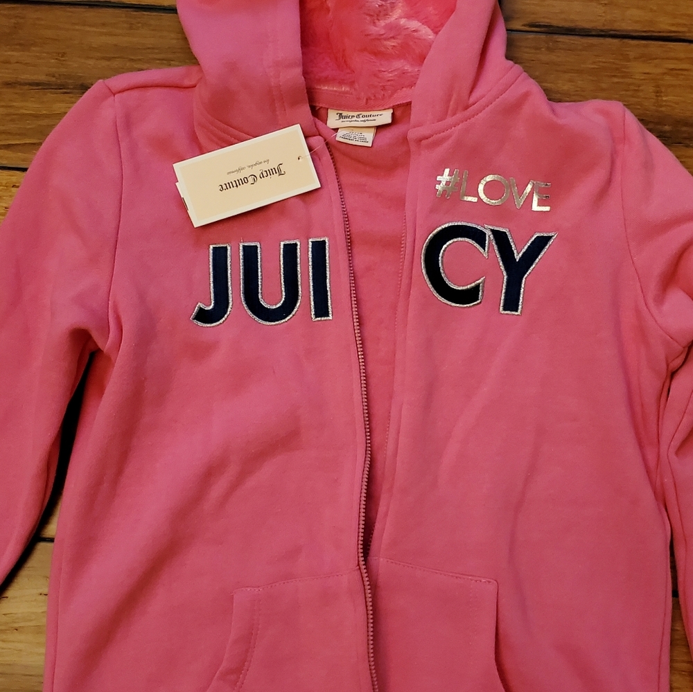 Juicy Couture girls zip-up hoodie